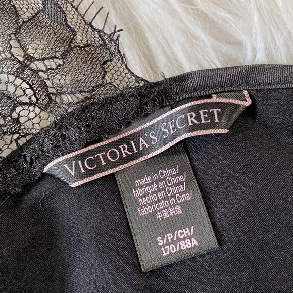 🎀[ VS ] Satiny Black Nightie - Picture 6 of 11